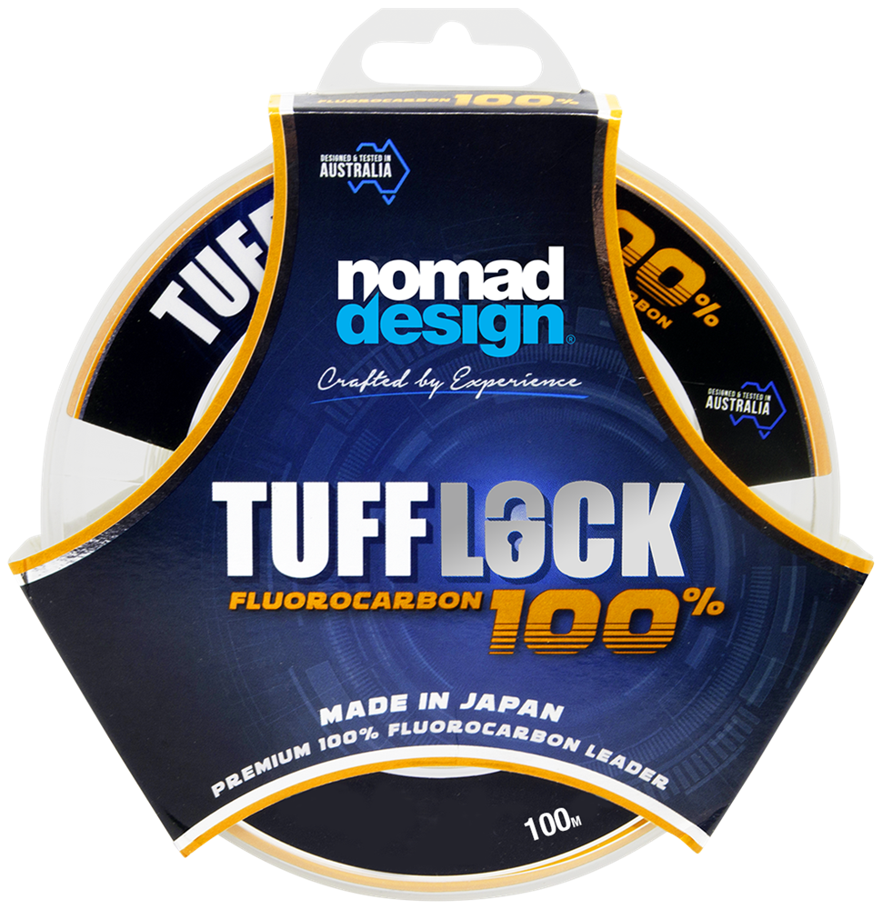 Nomad Design Tufflock 100% Fluorocarbon Leader - 20lb / 100m