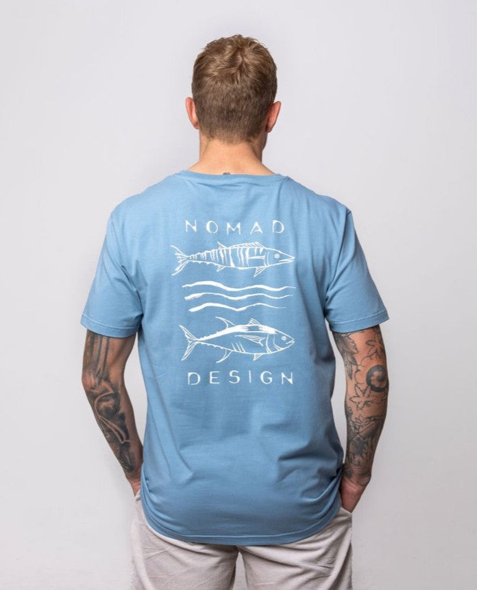 Nomad Design T-Shirt - Coral Sea - XXXL