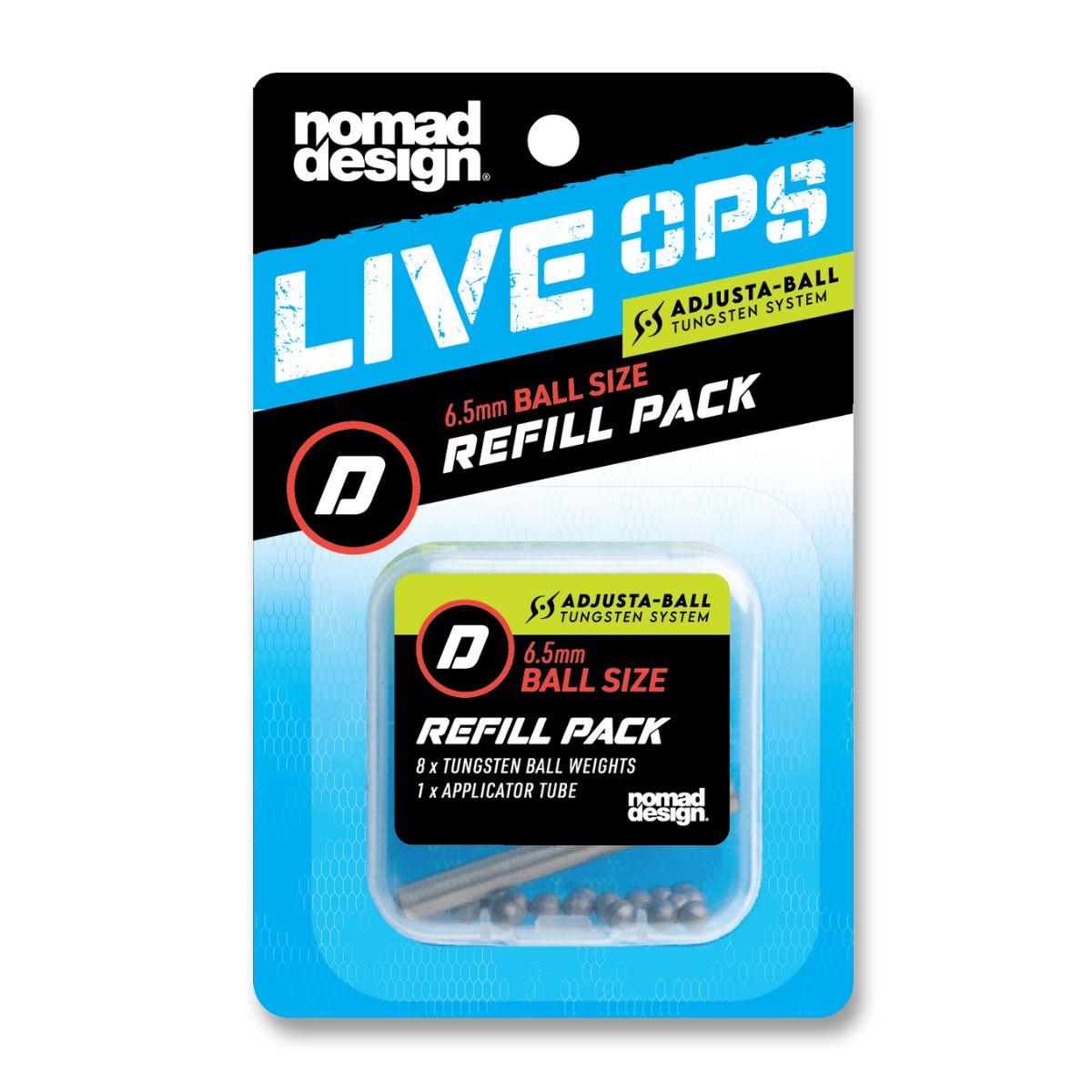 Nomad Design Tungsten 6.5mm Adjusta-Ball Refill Pack - Default Title