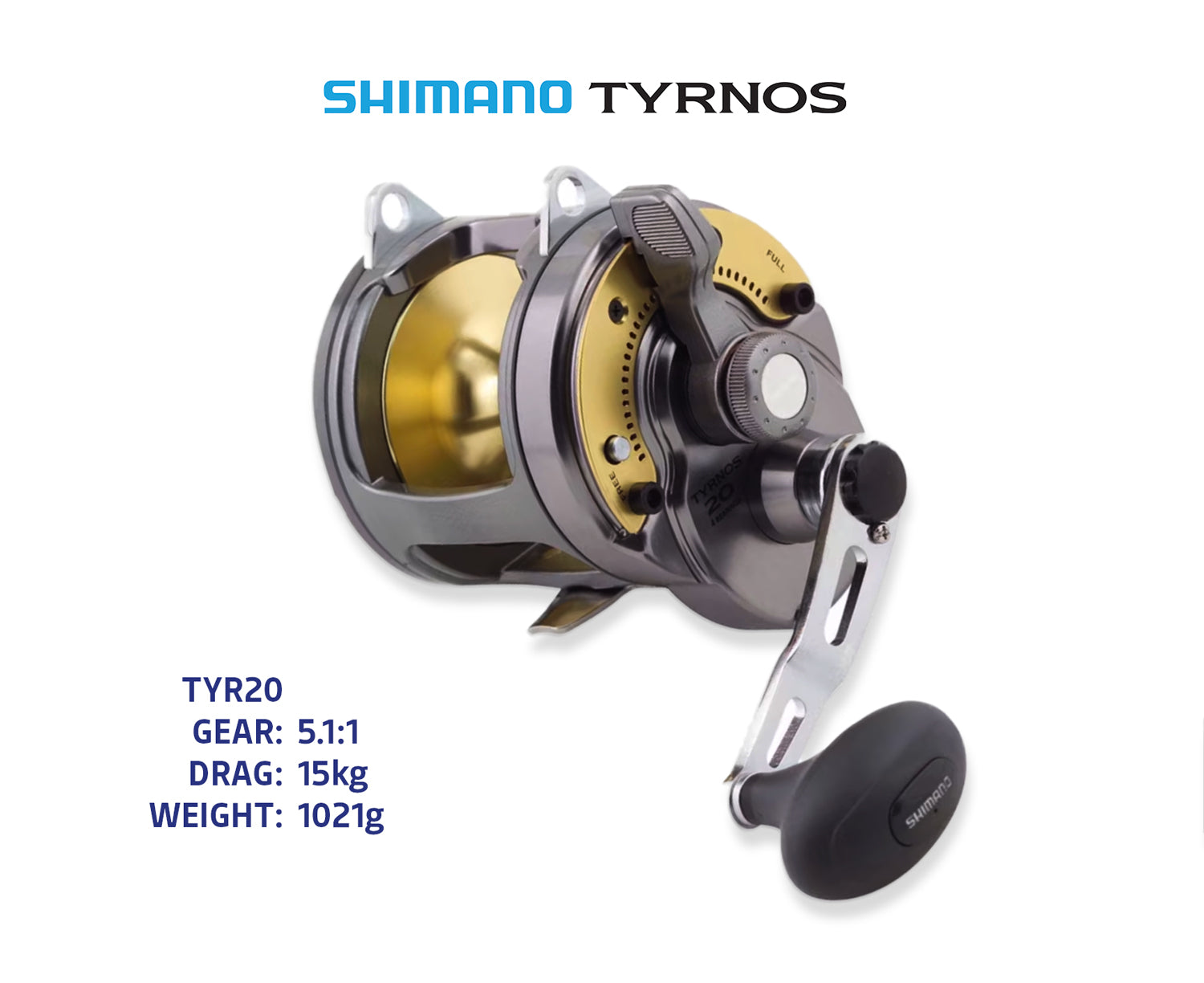 Shimano Tyrnos Overhead Reel