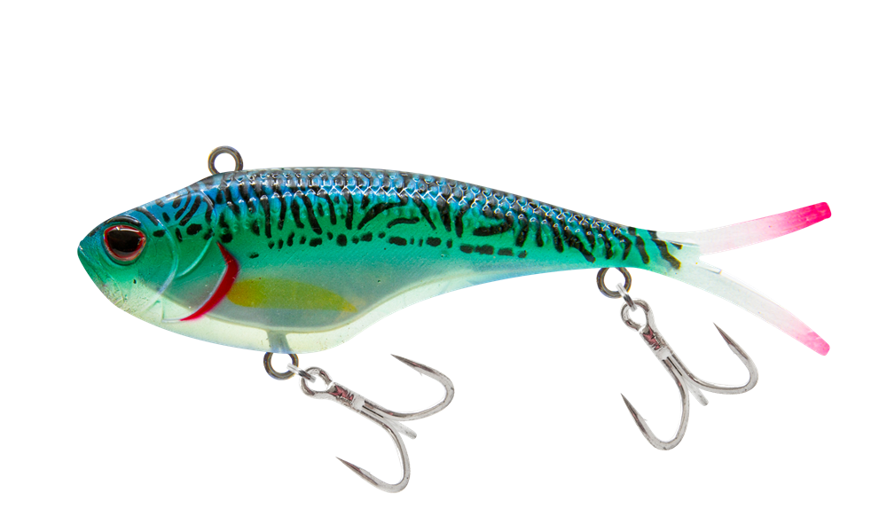 Nomad Design Vertrex Swim 110 Vibe - 33g - Silver Green Mackerel
