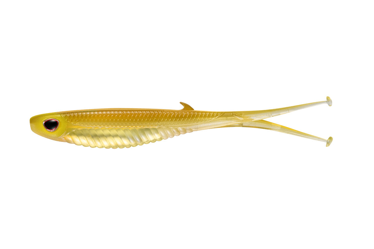 Nomad Design Wingman 3.75" Jerkshad - 5 Pack - Live Ops - Golden Shad