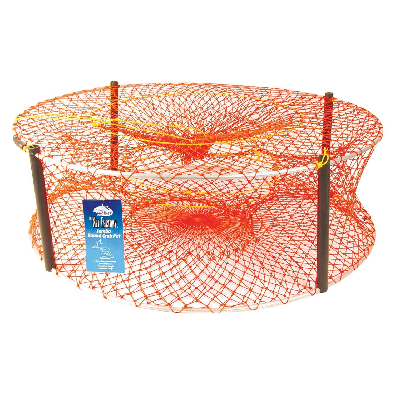 Jarvis Walker Jumbo Round Crab Pot - 90cm - 4-Entry