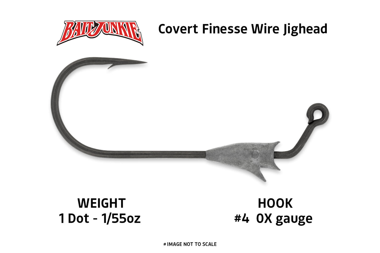 Bait Junkie Covert Finesse Wire Jighead