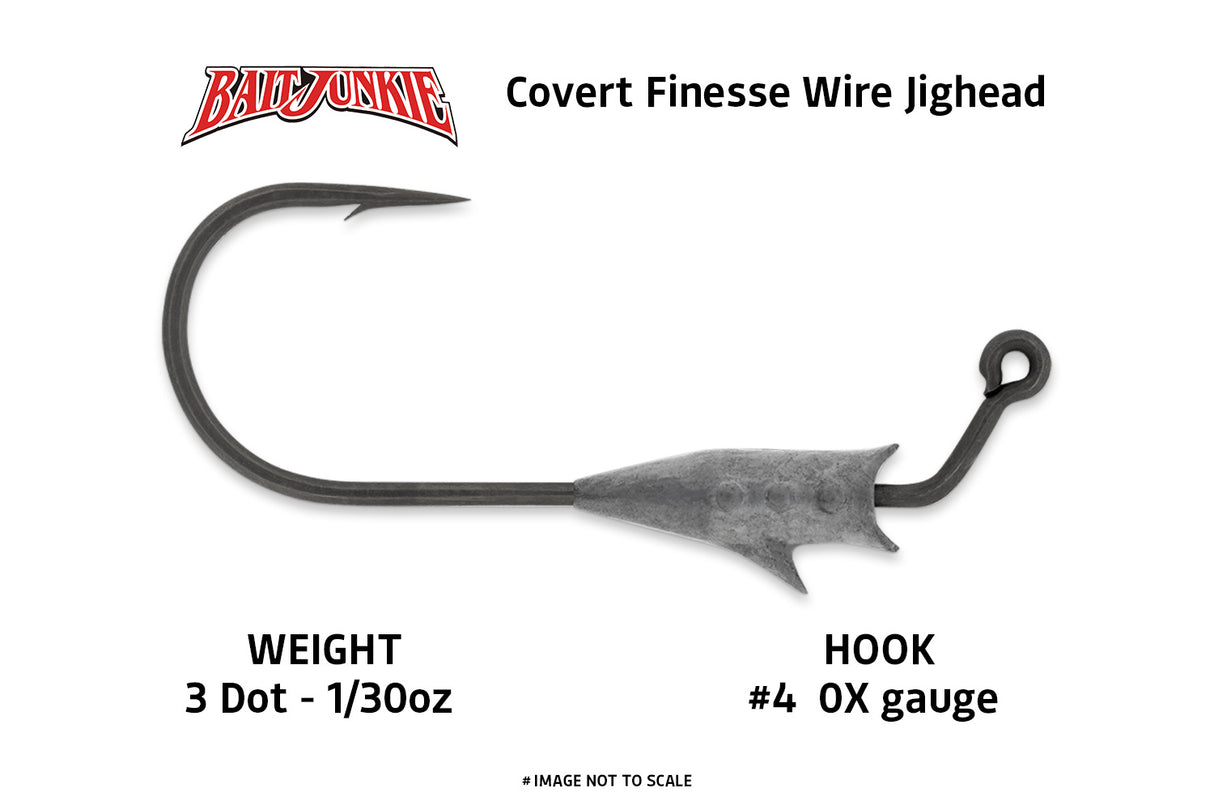 Bait Junkie Covert Finesse Wire Jighead