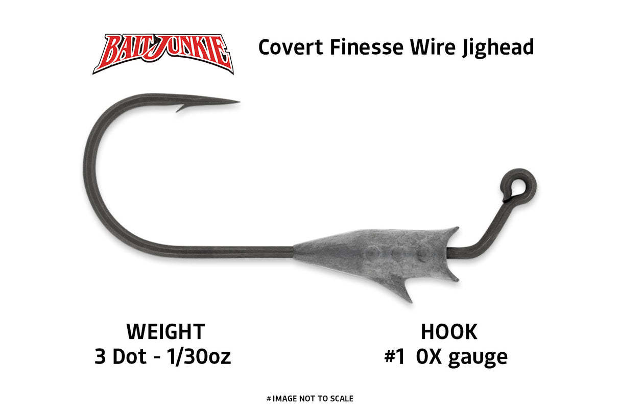 Bait Junkie Covert Finesse Wire Jighead