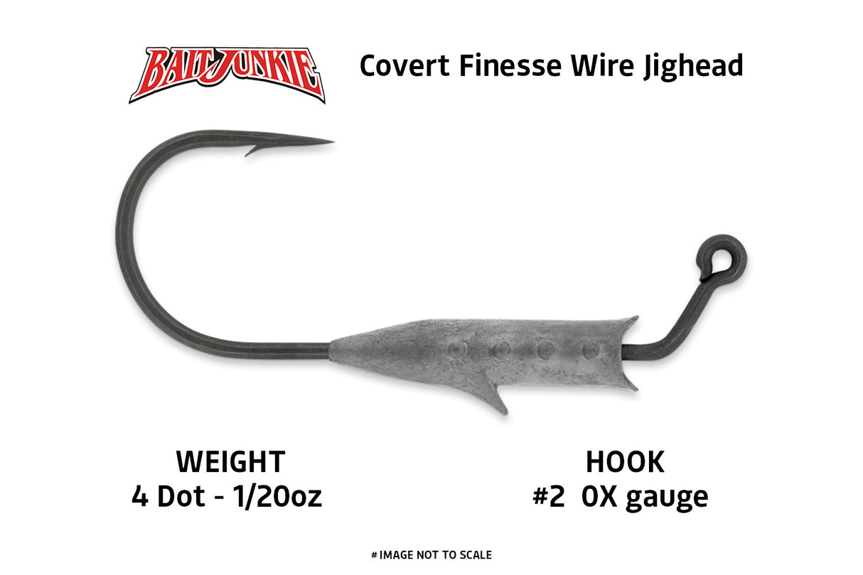 Bait Junkie Covert Finesse Wire Jighead