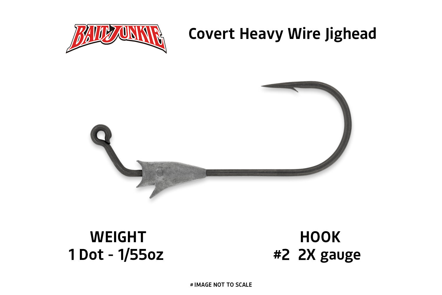 Bait Junkie Covert Heavy Wire Jighead