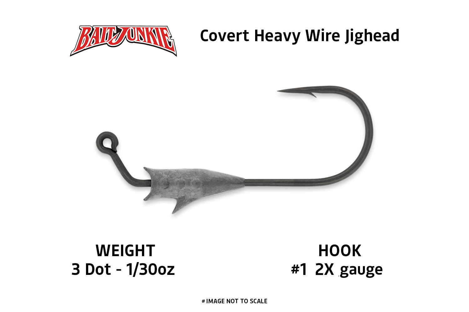 Bait Junkie Covert Heavy Wire Jighead