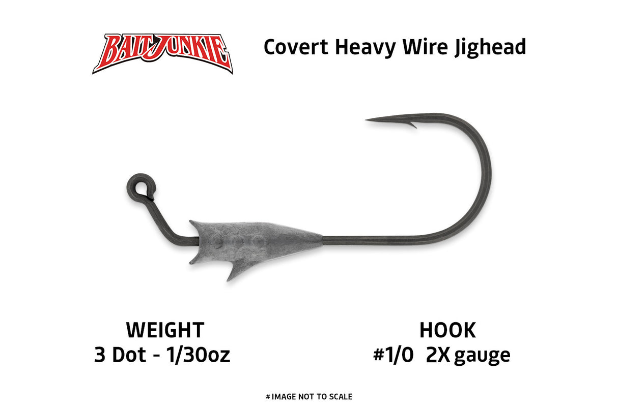 Bait Junkie Covert Heavy Wire Jighead