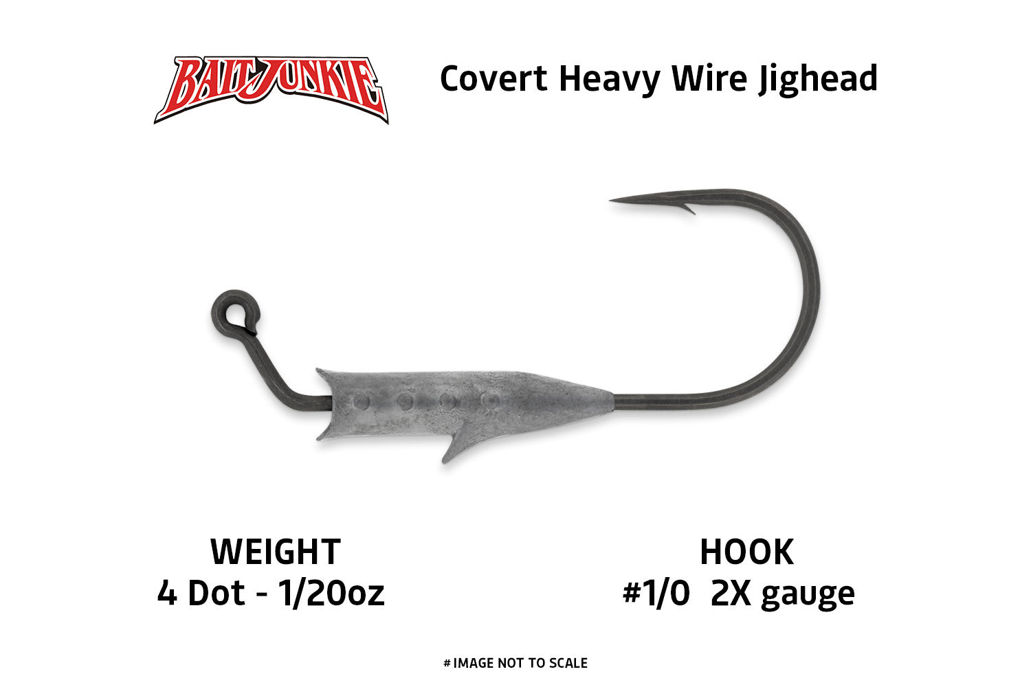 Bait Junkie Covert Heavy Wire Jighead