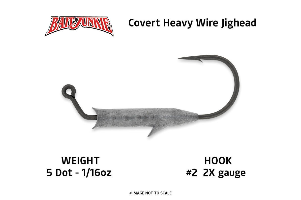 Bait Junkie Covert Heavy Wire Jighead