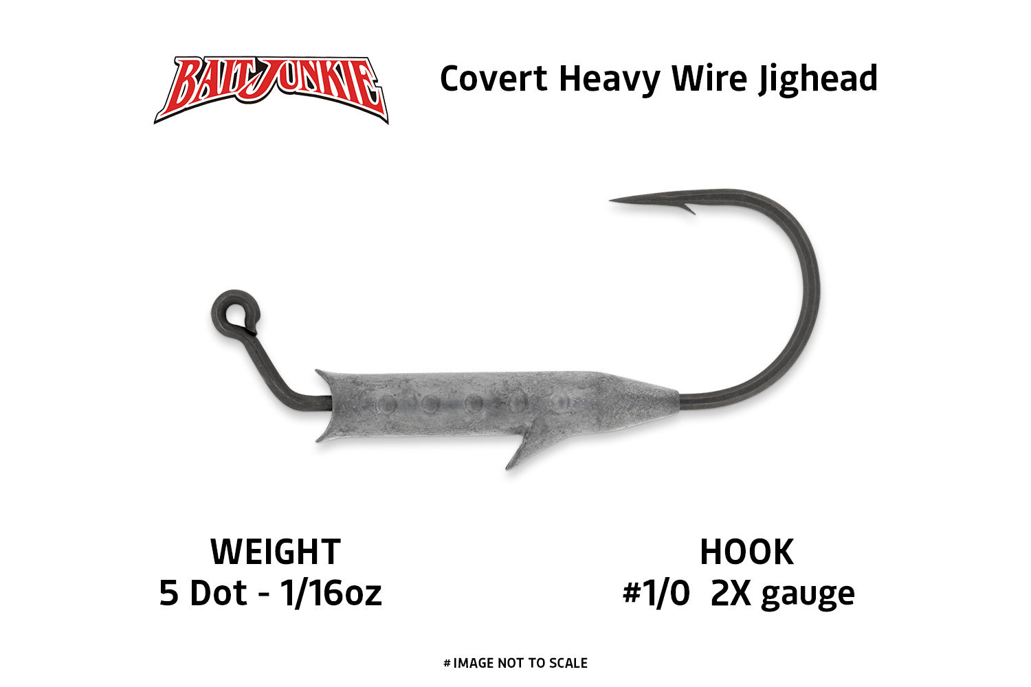 Bait Junkie Covert Heavy Wire Jighead