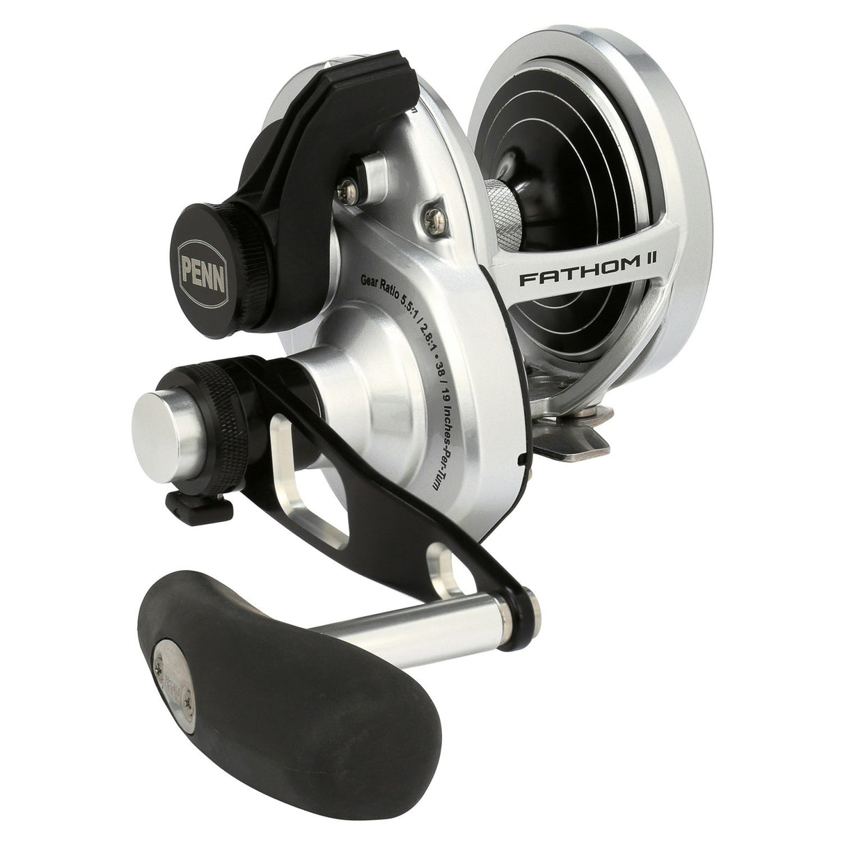 PENN Fathom II Lever Drag 2 Speed Overhead Reel