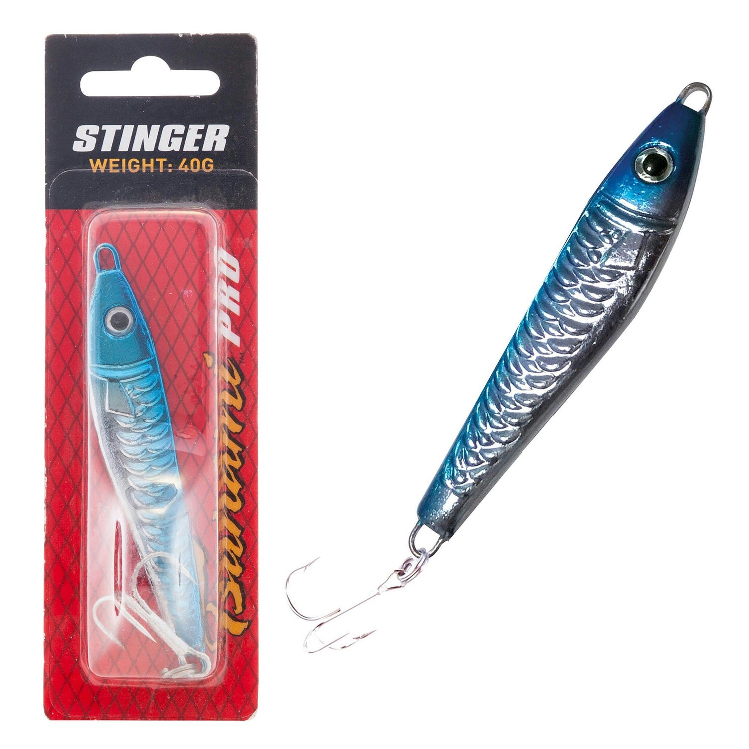 Tsunami Stinger blue scale Lures