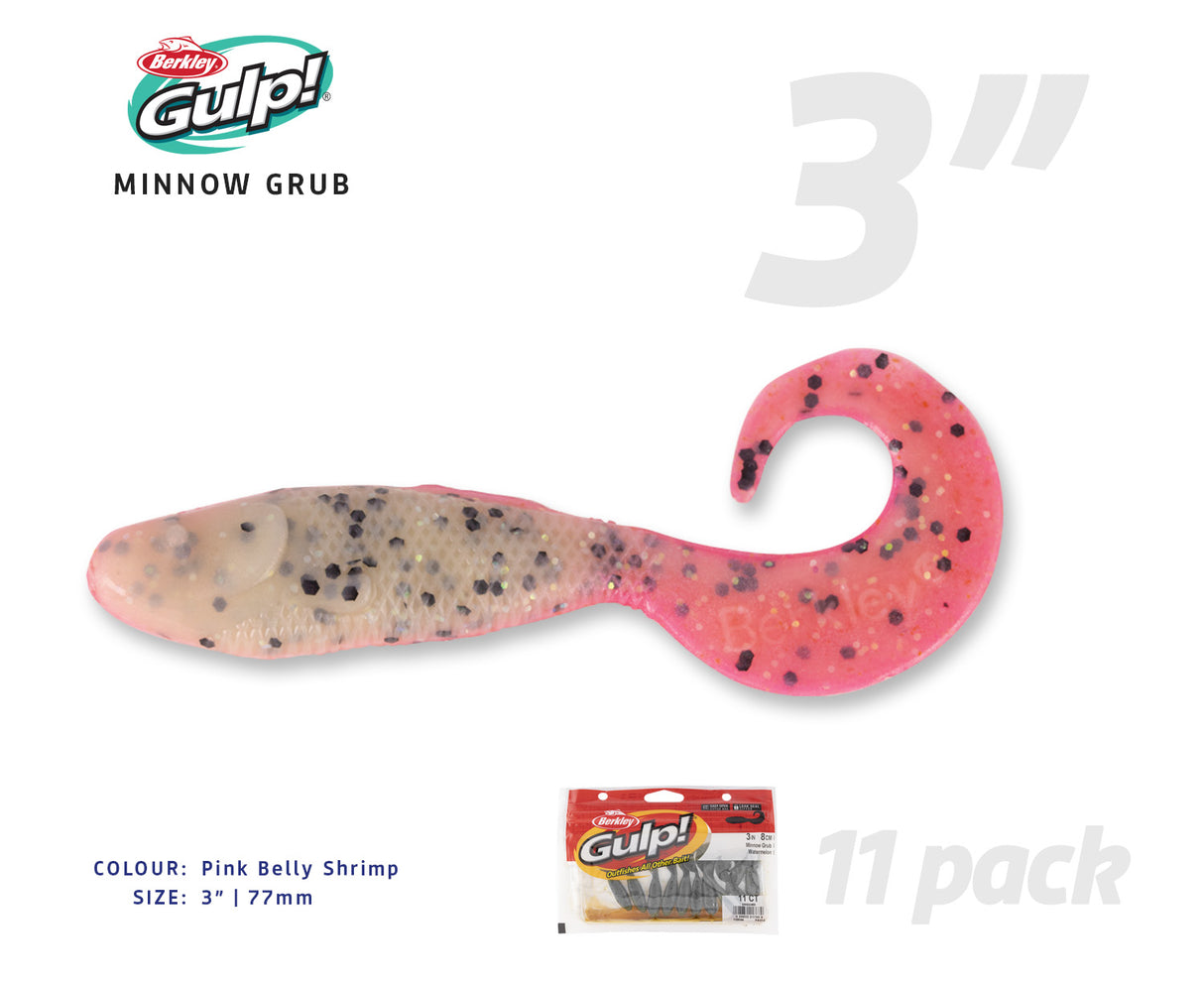 Berkley Gulp Minnow Grub Soft Plastics
