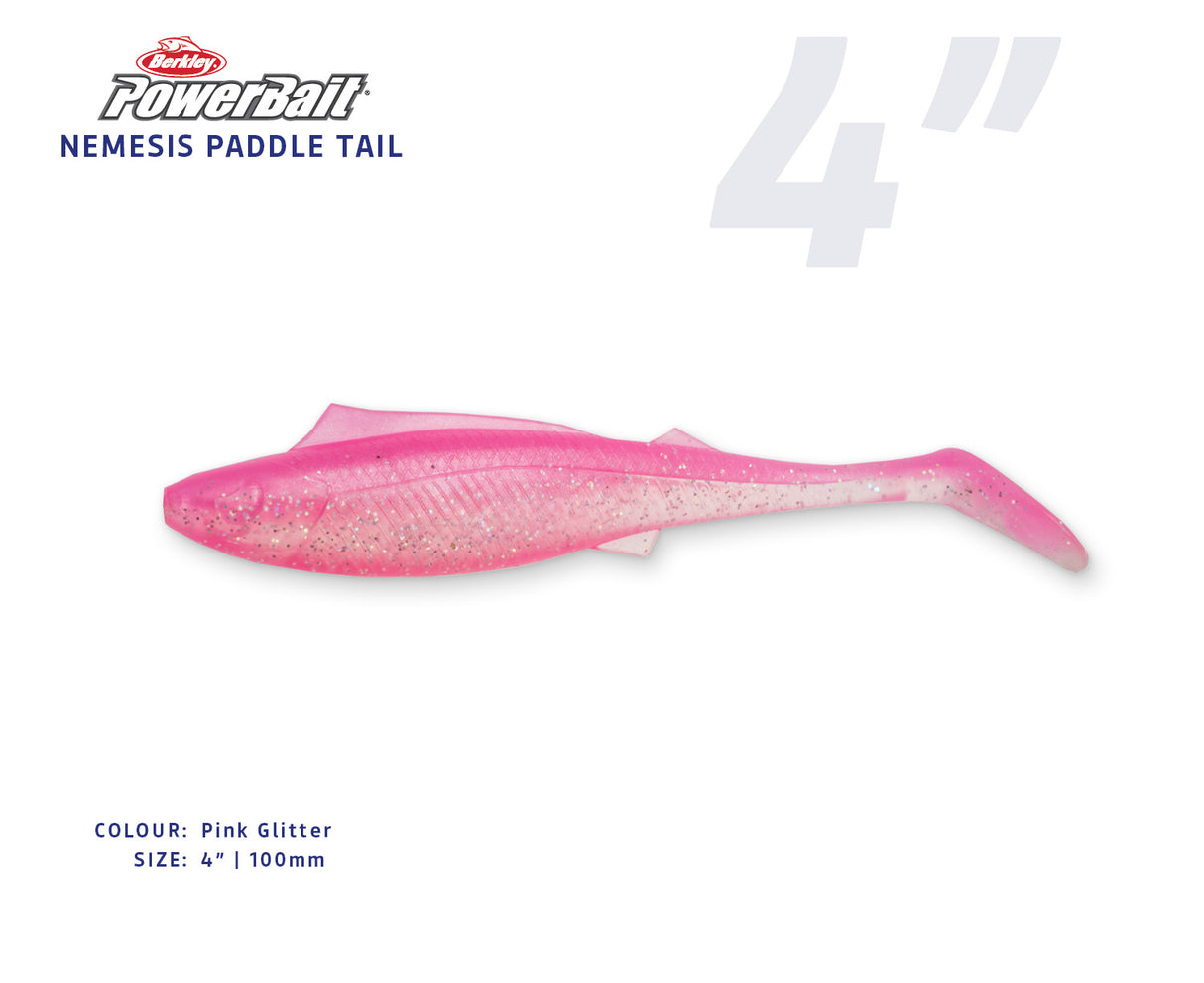 Berkley Powerbait Nemesis Paddle Tail Soft Plastics