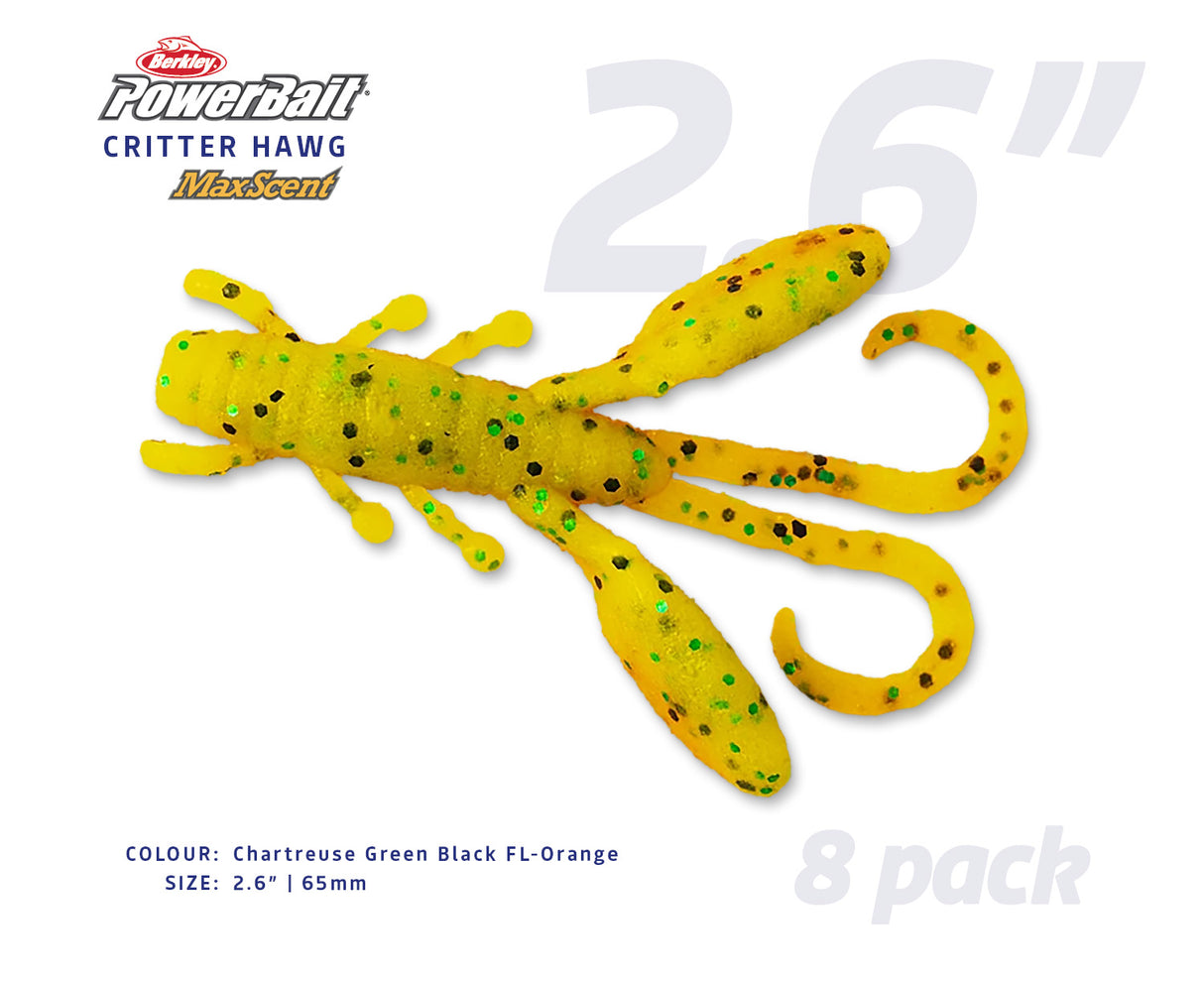 Powerbait MaxScent Critter Hawg