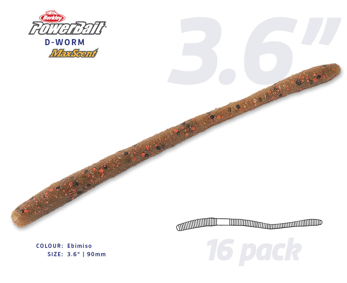 Powerbait MaxScent D-Worm