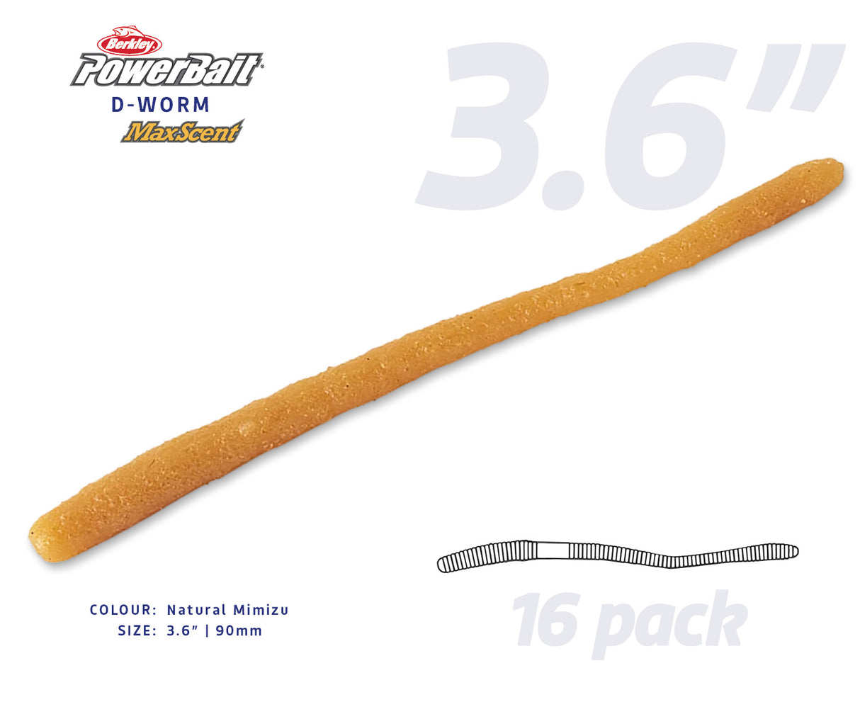 Powerbait MaxScent D-Worm