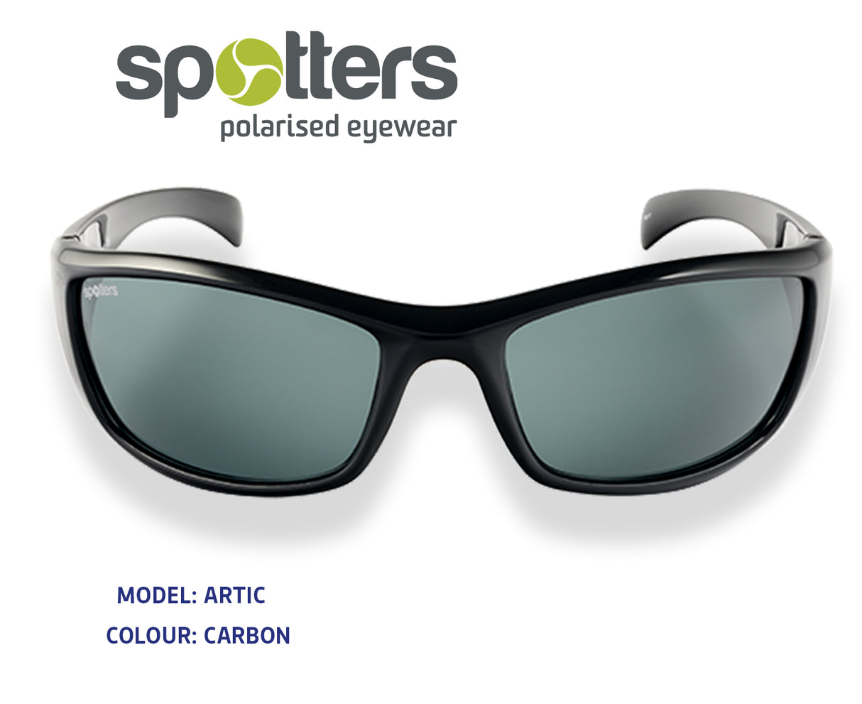 Spotters Artic+ Gloss Black Polarised Sunglasses