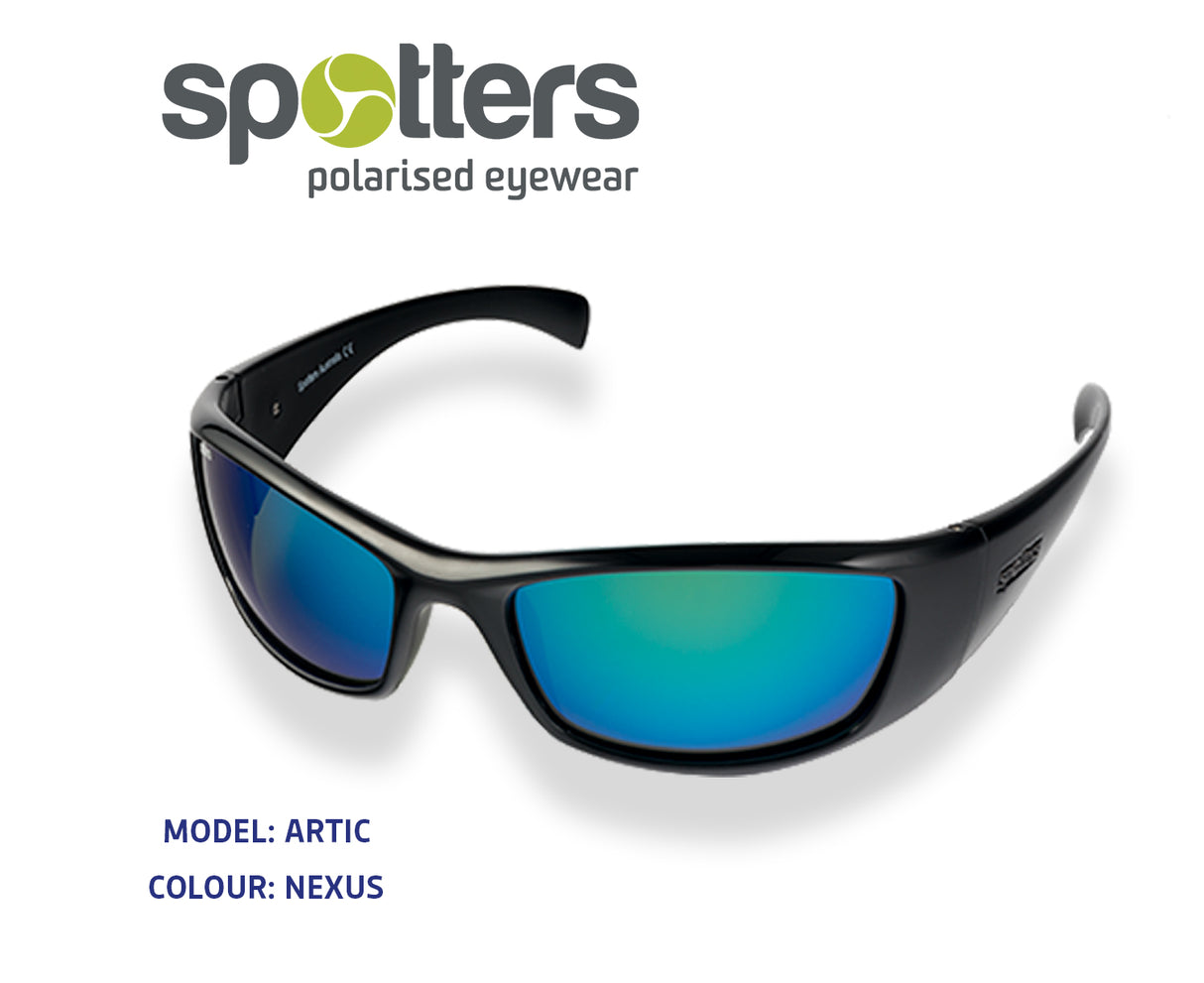 Spotters Artic+ Gloss Black Polarised Sunglasses