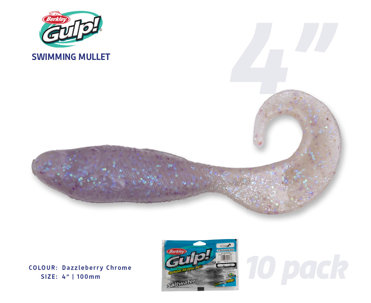 Berkley Gulp Swimming Mullet Soft Plastics