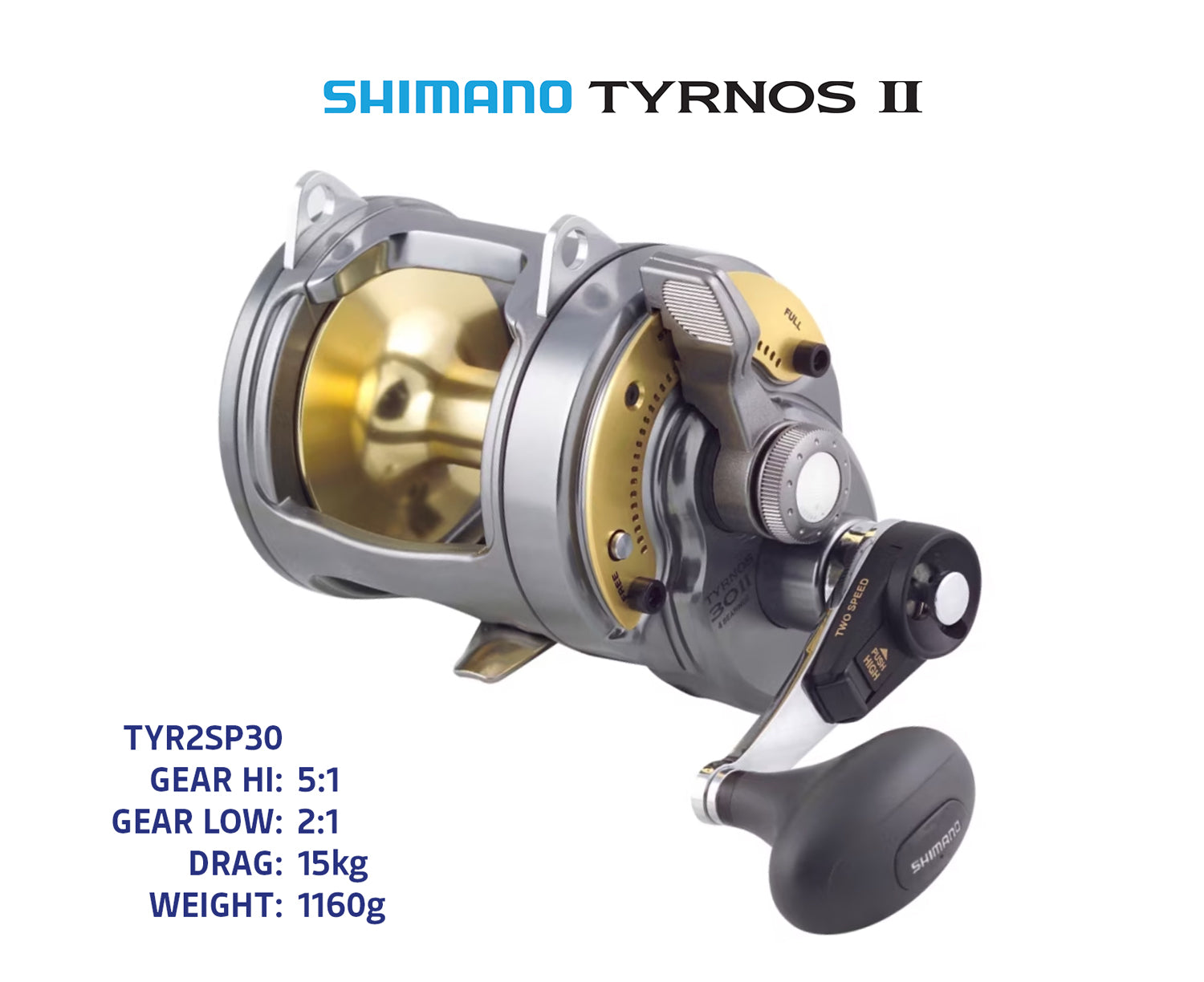 Shimano Tyrnos II Overhead Reel