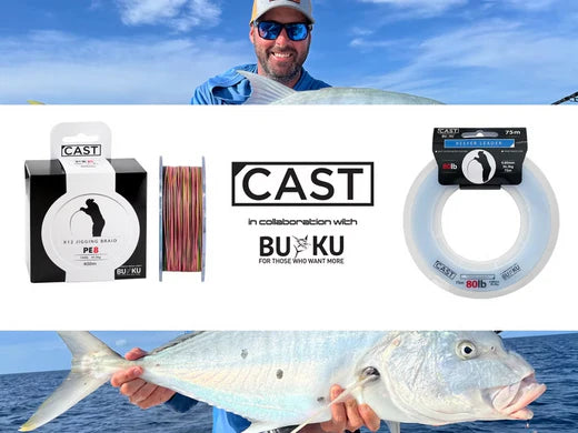 Upgrade Your Angling Game with CAST Buku X12 Jigging Braid & Leader!