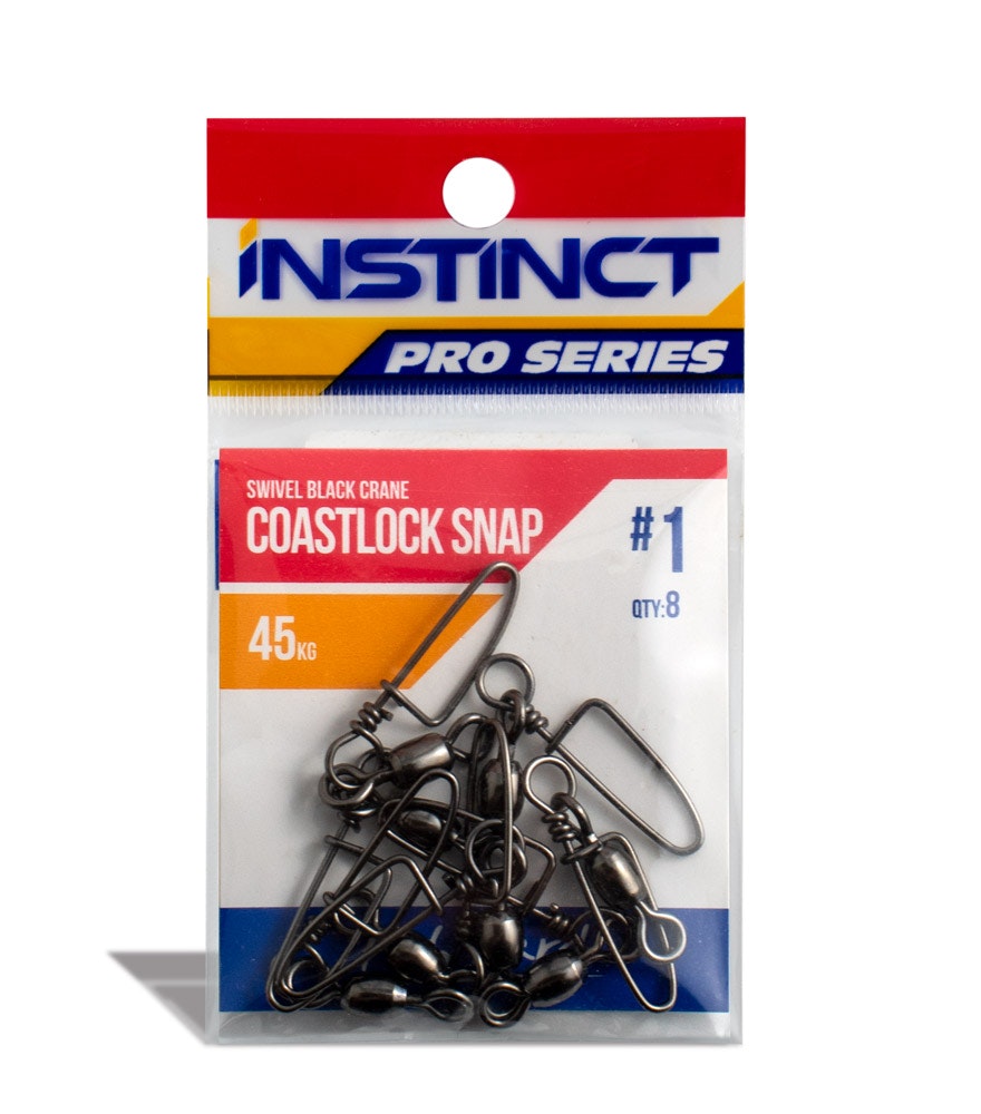 Instinct Pro Swivel Black Crane Coastlock Snap