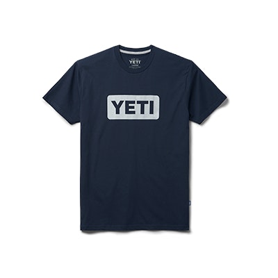 YETI Premium Logo Badge Short Sleeve T-Shirt Navy