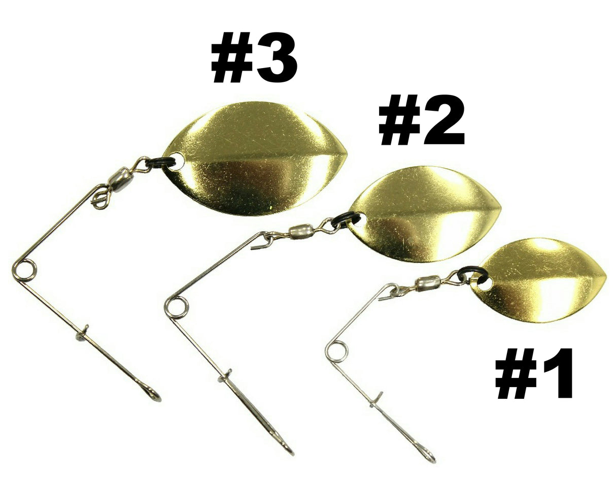 Tribe Jig Spinner 4Pk Gold