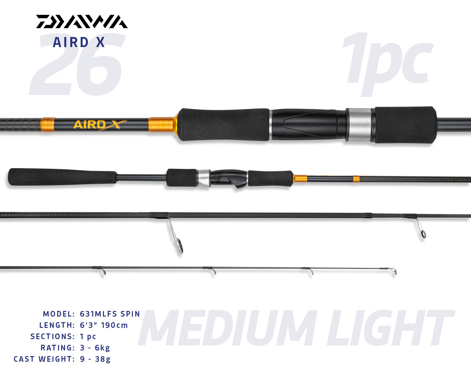 Daiwa 26 Aird Rods – Tackle World
