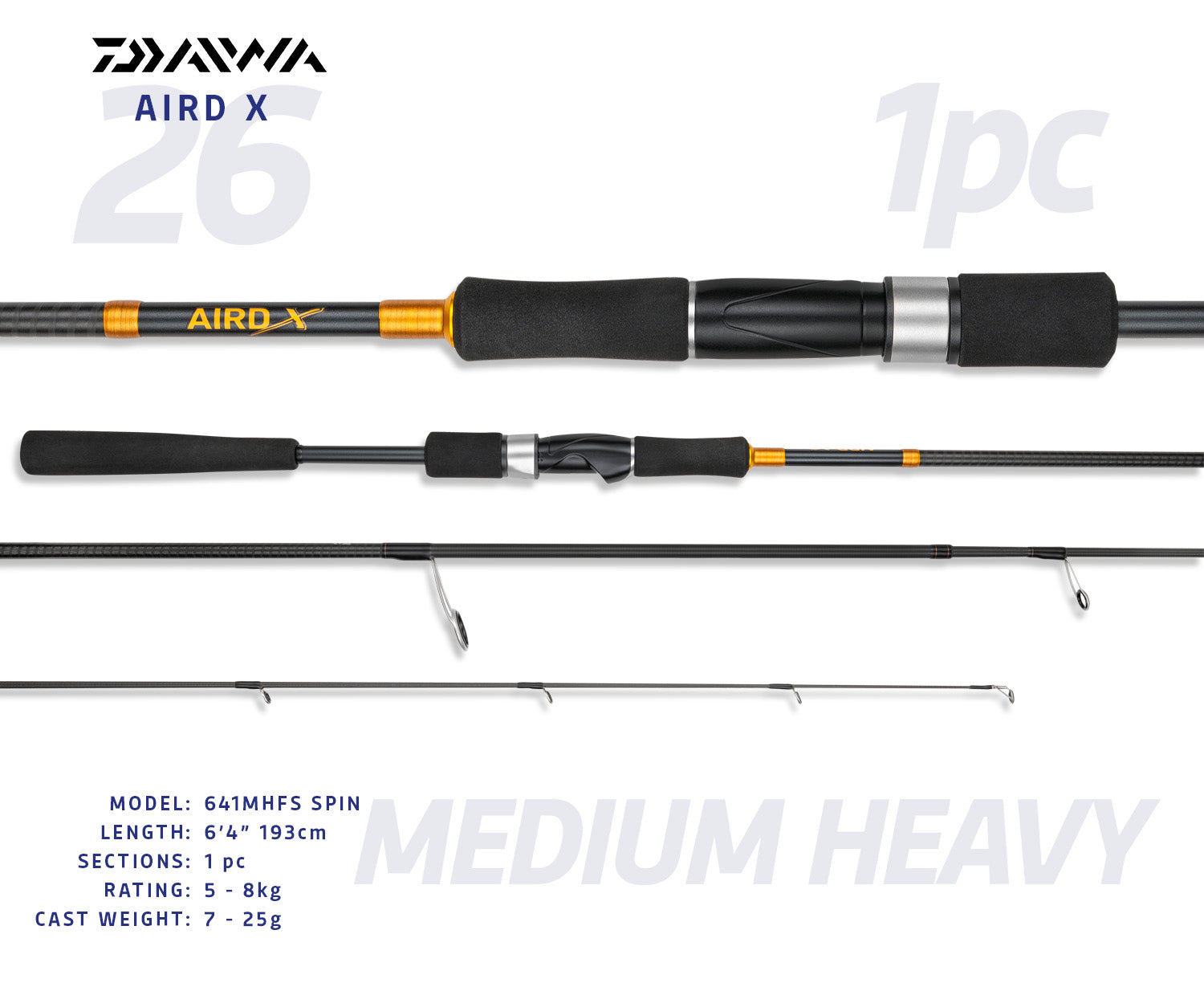 daiwa aird fishing rod X Spinning Lightweight aluminum oxide guides offer serious durability as well AIRD-X RODS Daiwa US