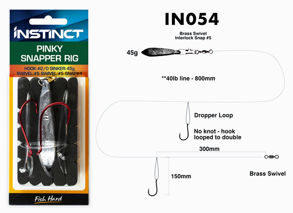 Instinct Rig Pinky Snapper 2/0 45g – Tackle World