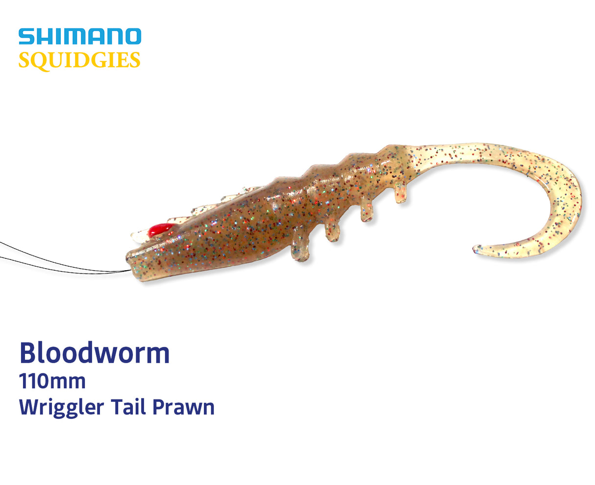 Squidgies Prawn Wriggler Tail 110mm