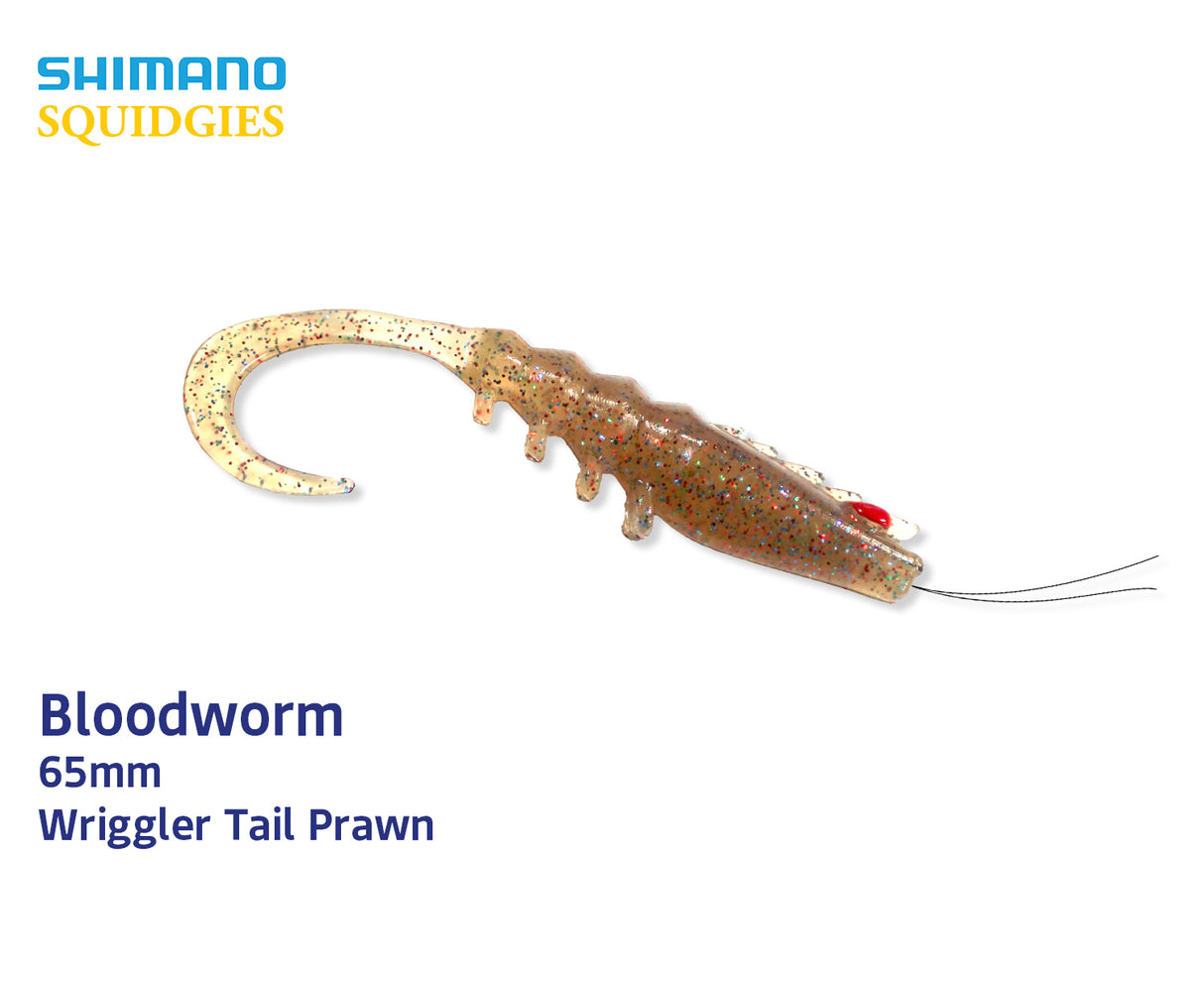 Squidgies Prawn Wriggler Tail 65mm