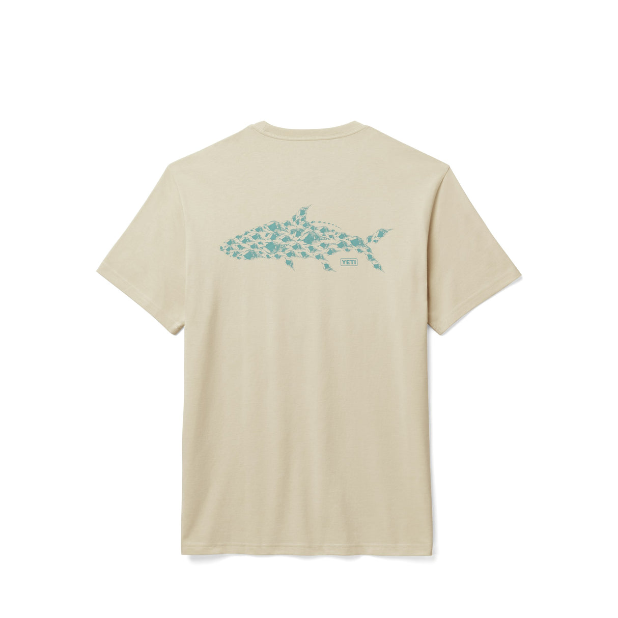 YETI Tarpon Flies Short Sleeve Tee Sand