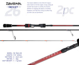 Daiwa 26 Infeet rods