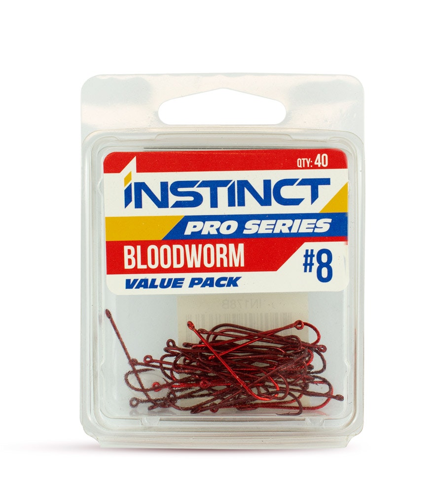 Instinct Pro Bloodworm Red Hook Value Pack