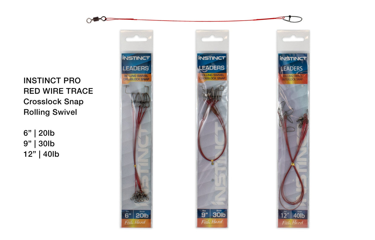 Instinct Trace Red Wire with Crosslock Snap