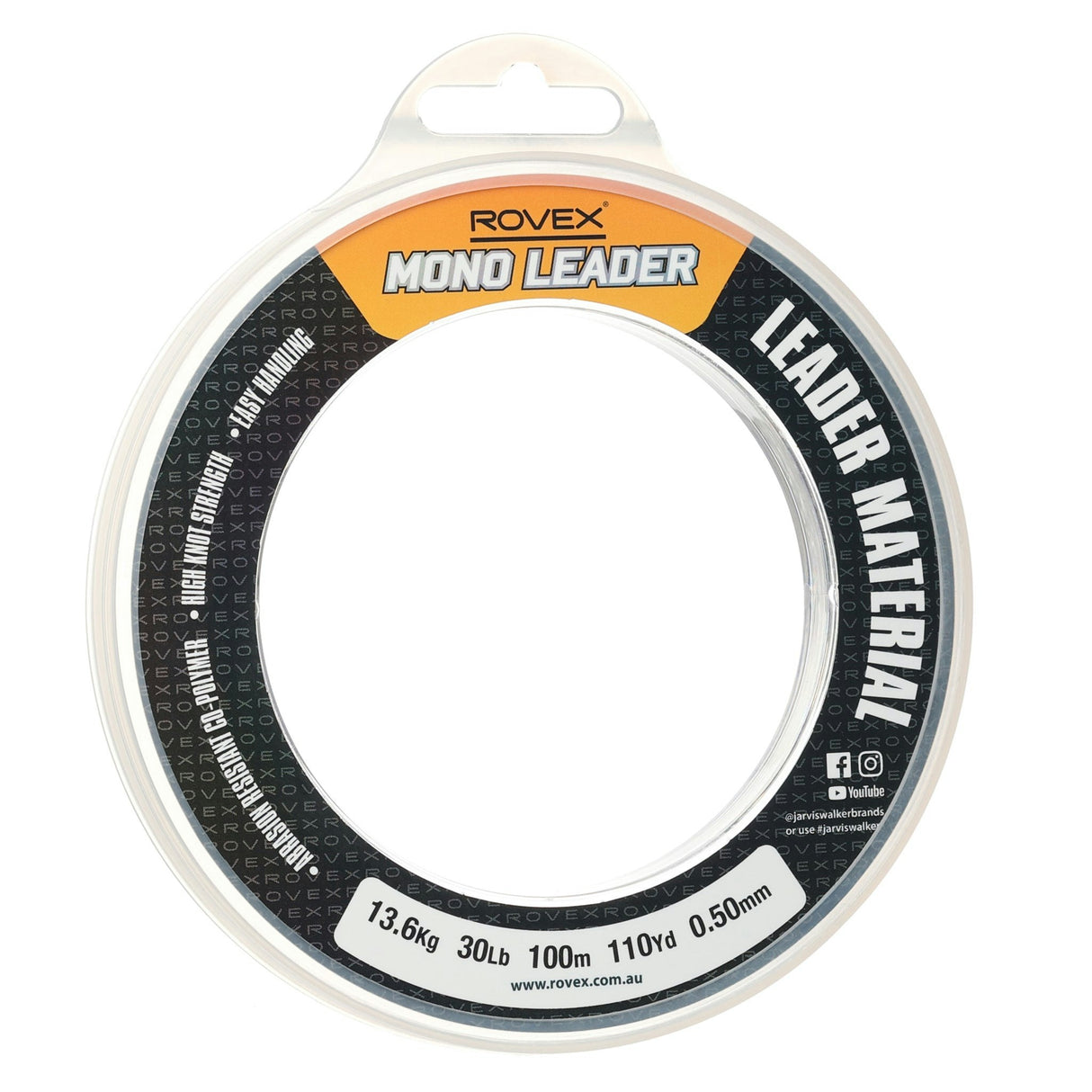 Rovex Copolymer Mono Leader 100m