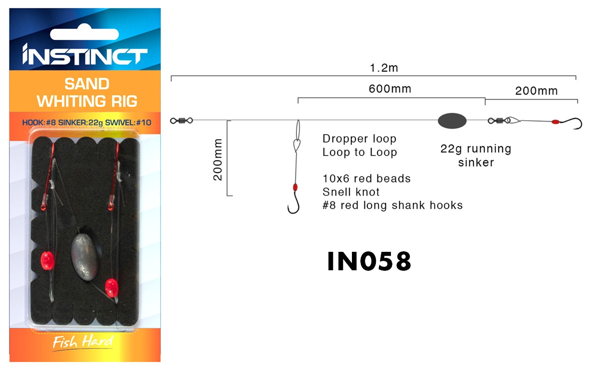 Instinct Rig Sand Whiting 8# – Tackle World