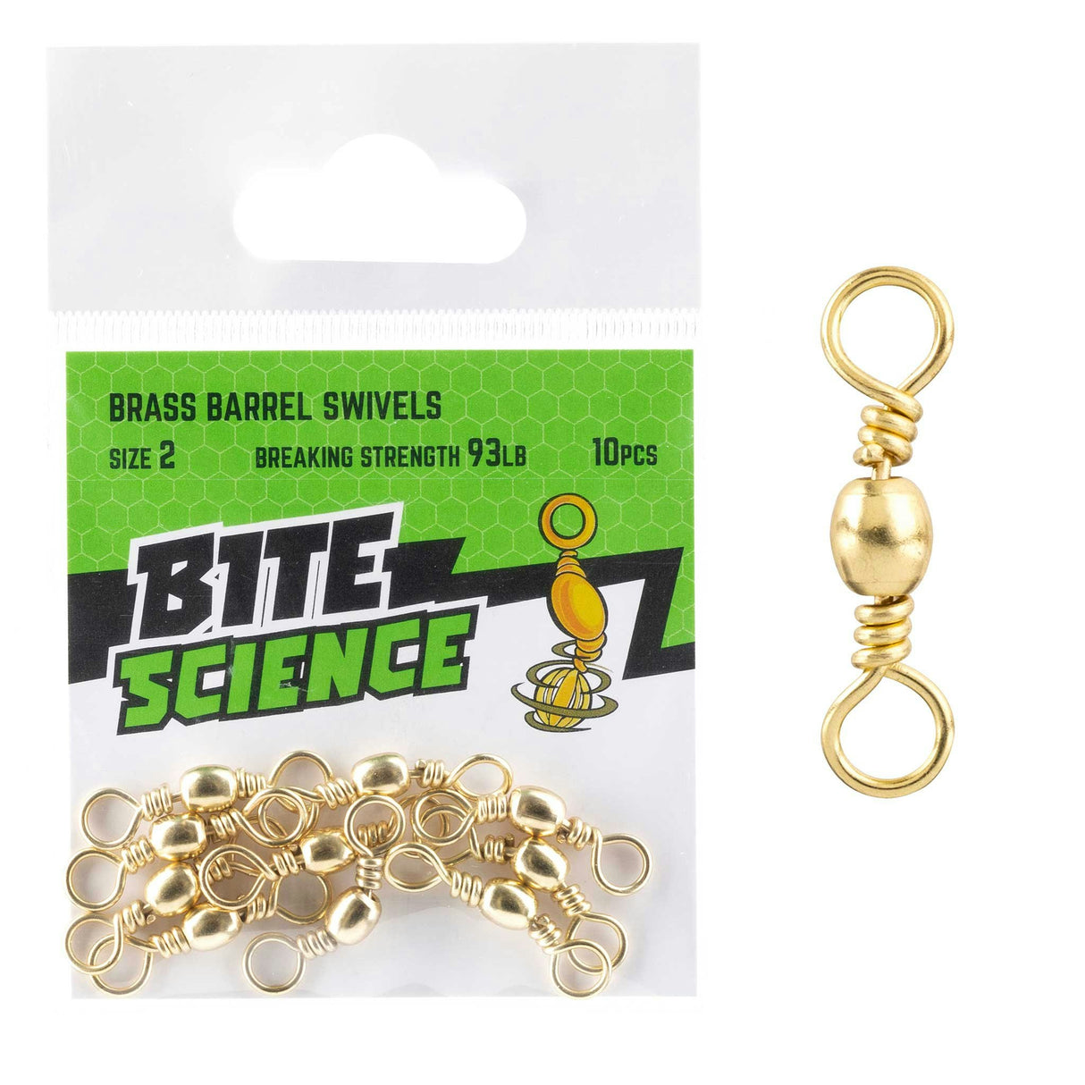 Bite Science Swivels Brass Barrel