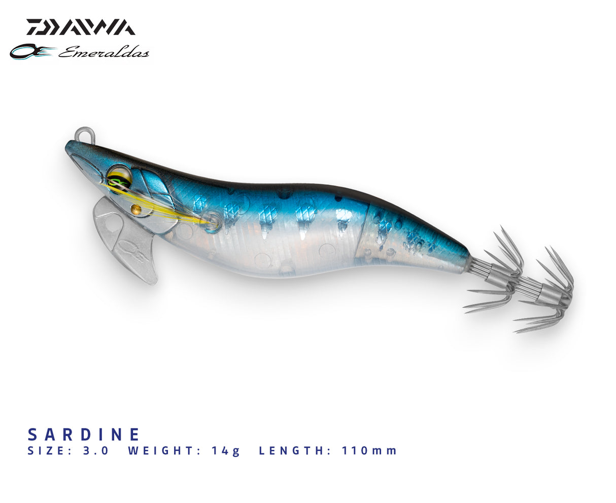 Daiwa Emeraldas Nude V2 Squid Jigs 3.0
