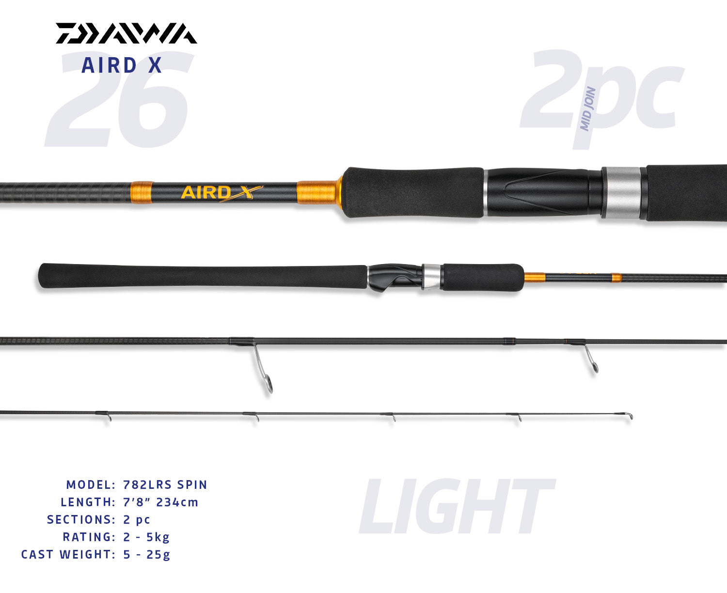daiwa aird spinning and fly fishing combo Daiwa 26 Aird Rods – Tackle World