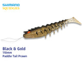Shimano Squidgies Prawn Paddle Tail Soft Plastics