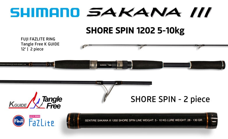 sakana Shimano Sakana 3 Rods Shore Spin Series – Tackle World