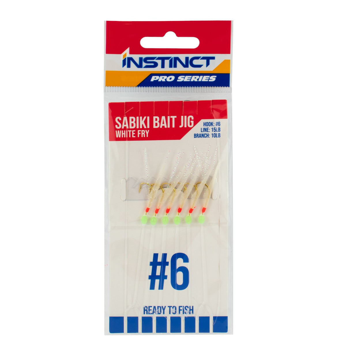 Instinct Pro Sabiki Bait Jig White Fry