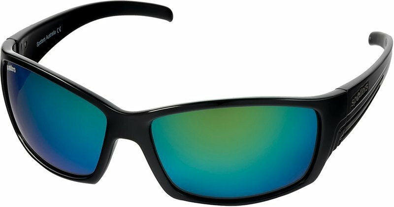 Spotters Fury Gloss Black Polarised Sunglasses